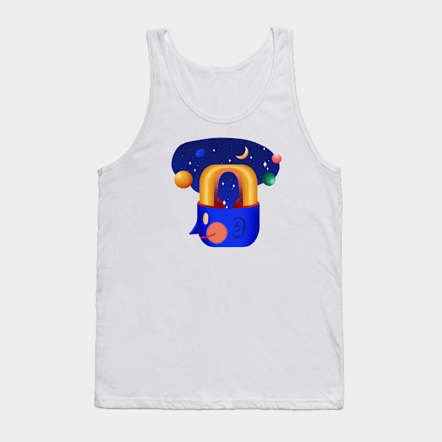 Open minded Tank Top by Lethy studio